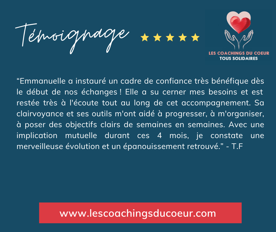 témoignages les coachings du coeur