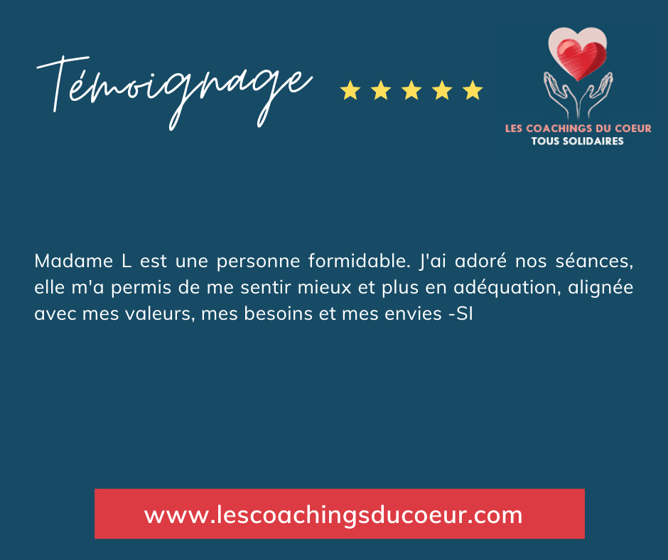 témoignages les coachings du coeur