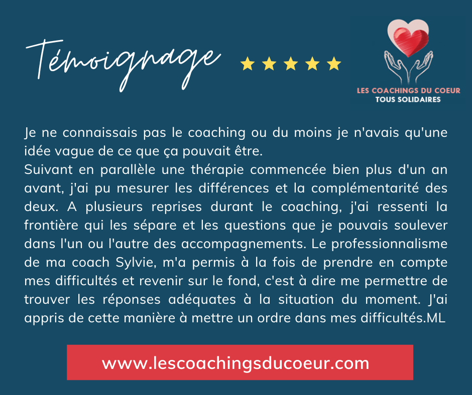 témoignages les coachings du coeur