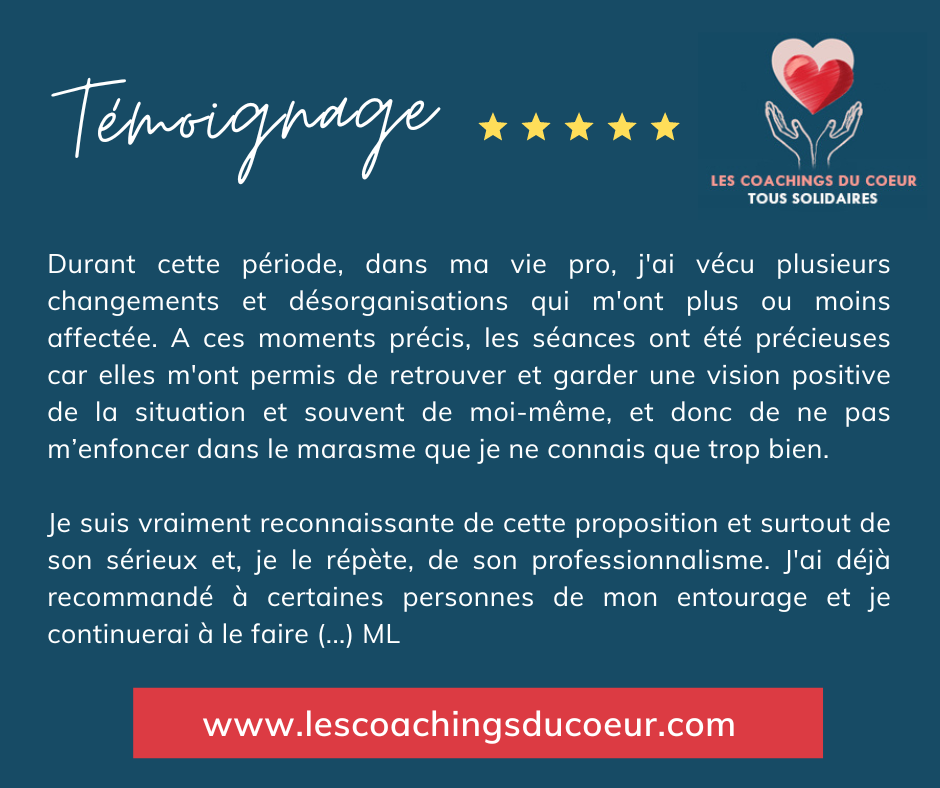 témoignages les coachings du coeur