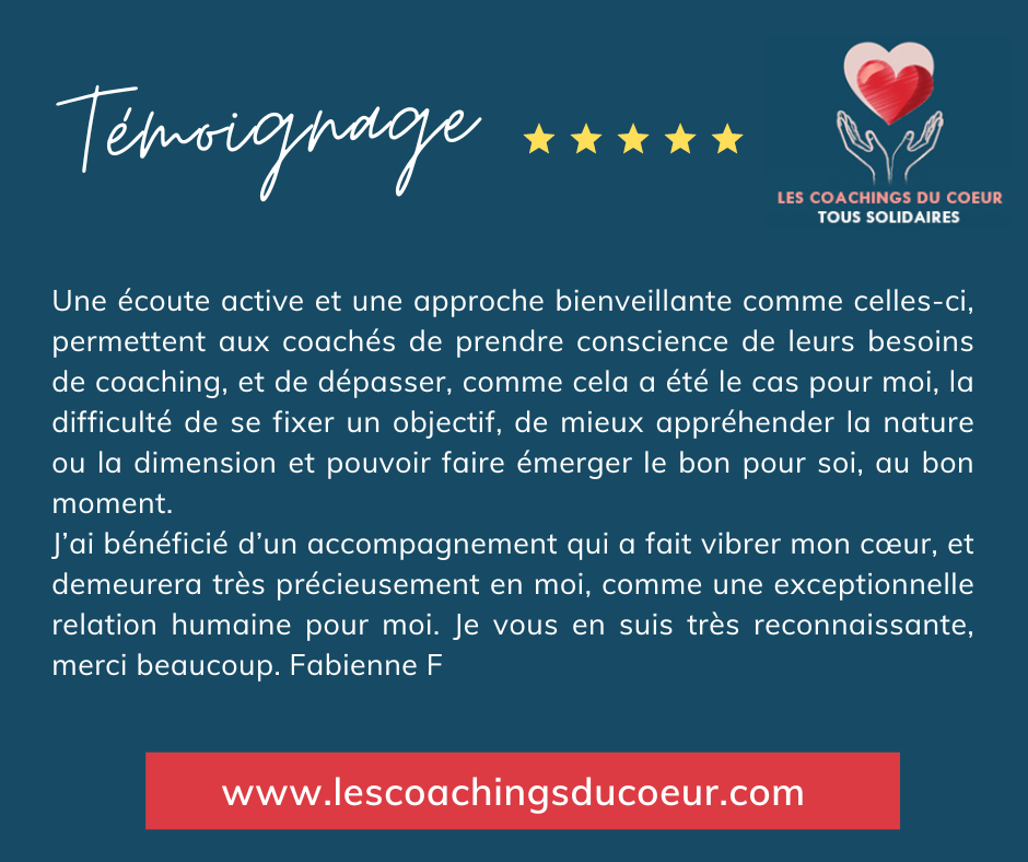 témoignages les coachings du coeur