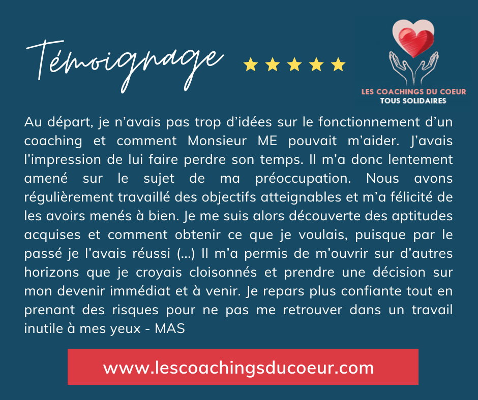 témoignages les coachings du coeur